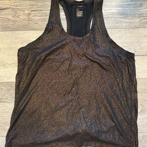 Victoria Sport Shimmering Black Tank Top
